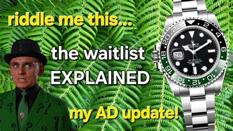 rolex 16710 warteliste|rolex waitlist explained.